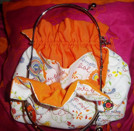 Mala Tecido Lenço dos Namorados, dupla face